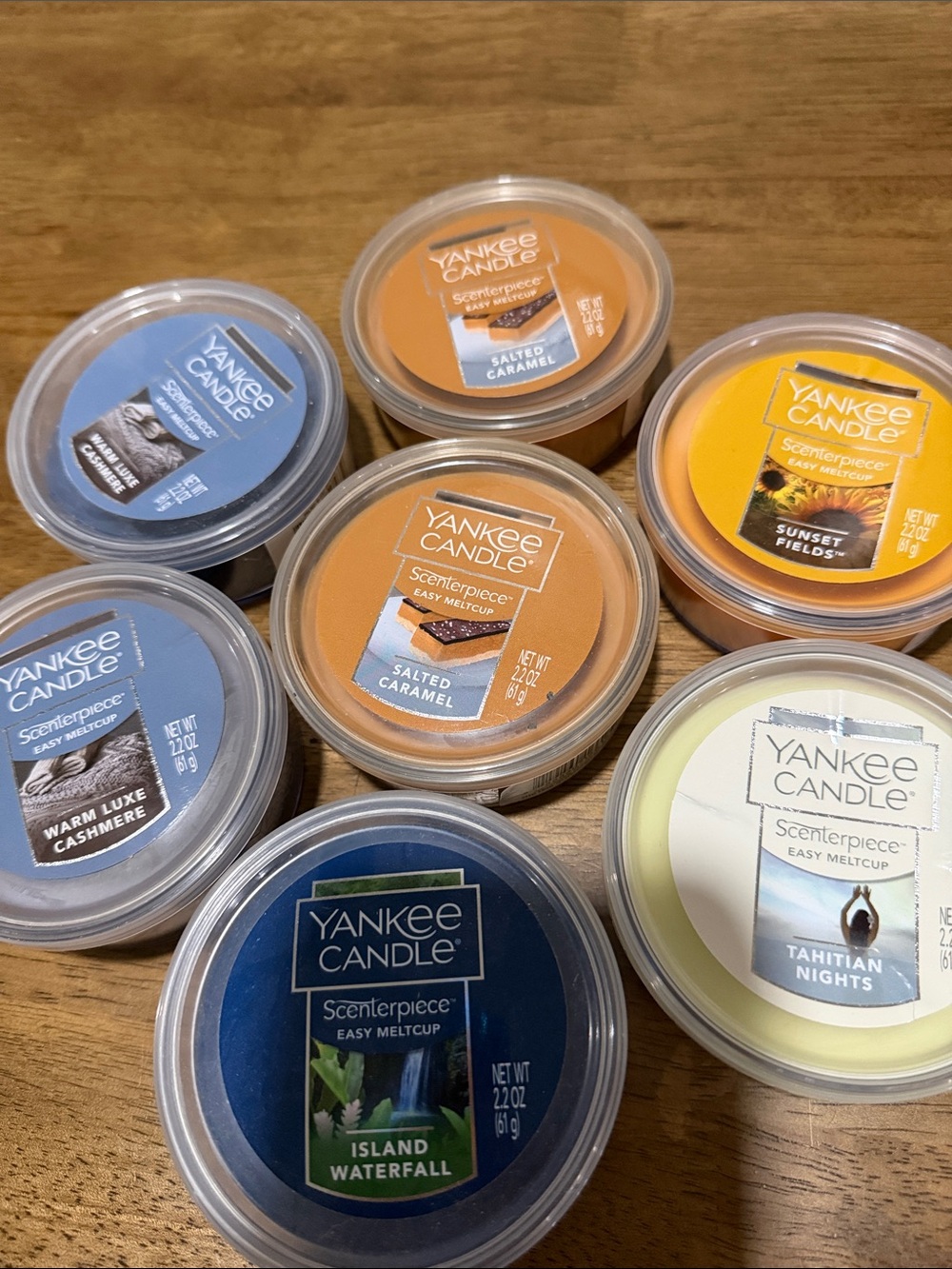 Yankee Candle Assorted Blue, Orange, Yellow & Cream Wax Melts